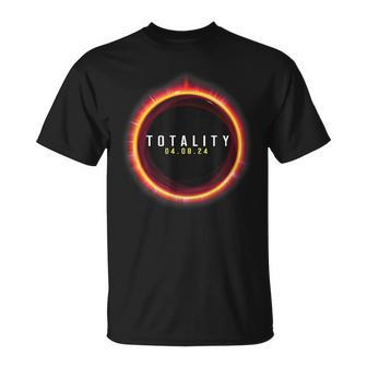Totality 040824 Total Solar Eclipse April 8 2024 Eclipse T-Shirt | Mazezy