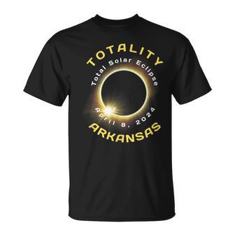 Totality In Arkansas Solar Eclipse April 8 2024 Ar Souvenir T-Shirt - Seseable
