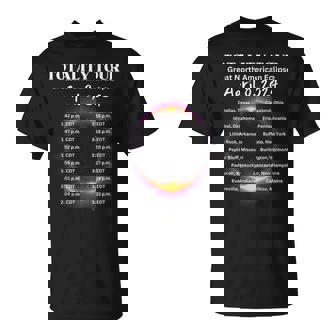 Totality Eclipse 2024 Sun Eclipse April 8 Path Of The T-Shirt - Thegiftio