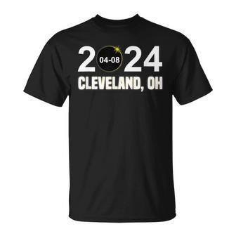 Totality Eclipse Cleveland Ohio April 8 2024 Eclipse T-Shirt | Mazezy