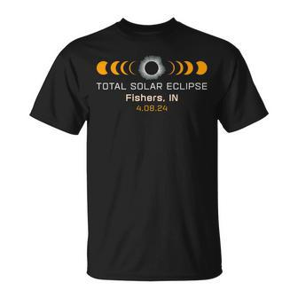Totality Path 2024 Fishers In Indiana Total Eclipse T-Shirt - Monsterry DE