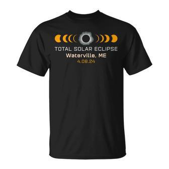 Totality Path 2024 Waterville Me Maine Total Eclipse T-Shirt | Mazezy