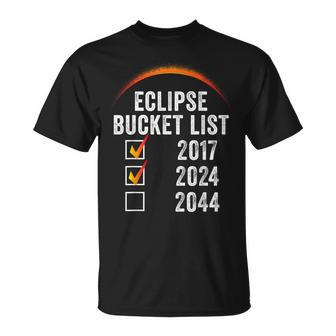 Totality Spring 40824 Solar Eclipse 2024 Bucket List T-Shirt - Seseable