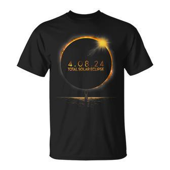 Totality Total Solar Eclipse 2024 Usa Spring April 8 2024 T-Shirt - Monsterry DE