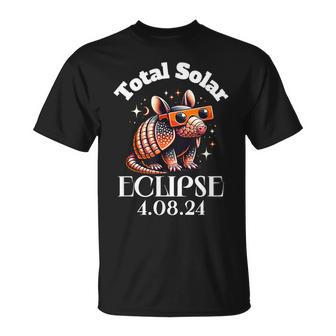 Totality Total Solar Eclipse April 8 2024 Armadillo T-Shirt | Mazezy CA