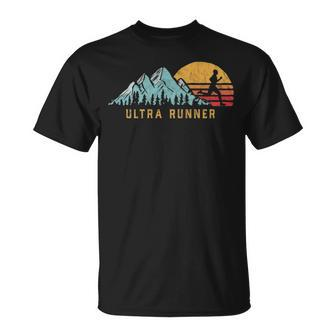 Trail Ultra Runner Retro Vibe Vintage Running T-Shirt | Mazezy