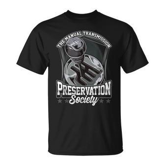 Transmisión Manual Preservation Society Stick Controlador Manual Camiseta unisex - Regaloses