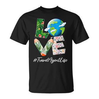 Travel Agent Love World Earth Day Save The Planet T-Shirt - Monsterry
