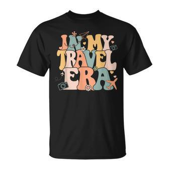 In My Travel Era Airplane Adventure For Family Vacation Trip T-Shirt - Thegiftio UK