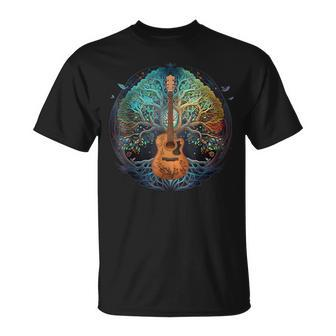 Tree Acoustic Guitar T-Shirt - Thegiftio UK