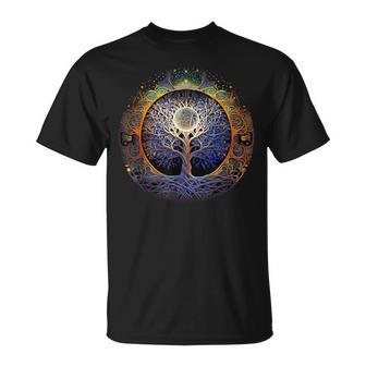 Tree Of Life Yoga Zen Namaste Meditation T-Shirt | Mazezy