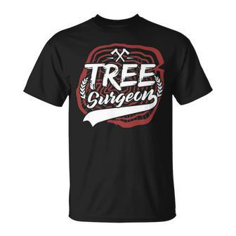 Tree Surgeon Arborist Lumberjack Logger T-Shirt | Mazezy