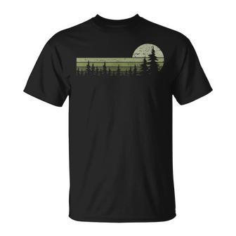 Trees Wildlife Nature Vintage Forest T-Shirt - Monsterry