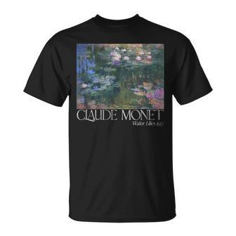 Trendy Claude Monet Water Lilies 1917 T-Shirt - Thegiftio UK