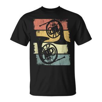 Trompas Dibujo Trompa Instrumento Musical Camiseta unisex - Regaloses