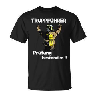 Truckührer Und Cooler Feuerwehrmann Text In German T-Shirt - Seseable