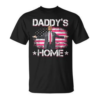 Trump 2024 Daddys Home Trump Pink T-Shirt | Mazezy