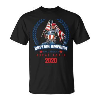 Trump Again American Captain 2020 Make America Great T-Shirt - Monsterry