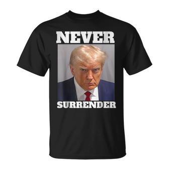 Trump Shot Donald Trump Shot Never Surrender T-Shirt - Monsterry