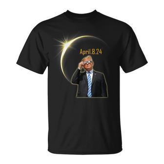 Trump Solar Eclipse 2024 Total Solar Eclipse 40824 T-Shirt - Monsterry DE