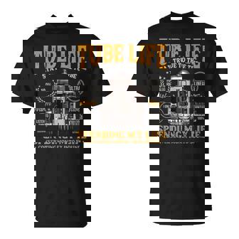 Tubo Deacío Amplificador De Guitarra Amplificadores Hi-Fi Analógicos De Tubo Camiseta unisex - Regaloses