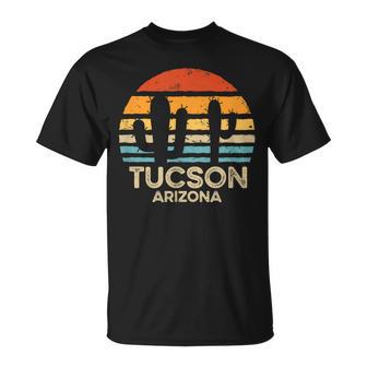 Tucson Arizona Retro Sunset T-Shirt - Monsterry DE