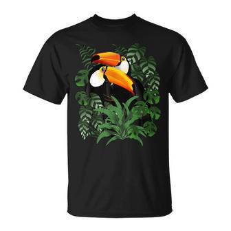 Tukan Paar Im Dschungel T-Shirt - Seseable