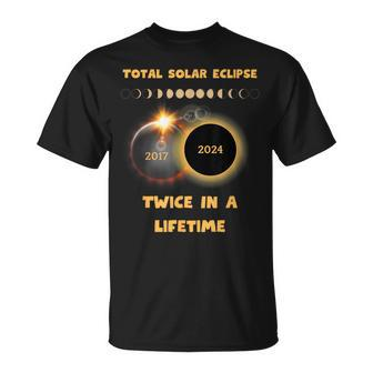 Twice In A Lifetime America Solar Totality Eclipse 2024 T-Shirt - Thegiftio UK