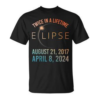 Twice In A Lifetime Solar Eclipse 2024 Total Eclipse T-Shirt | Mazezy CA