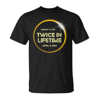 Twice In A Lifetime Solar Eclipse 2024 Total Eclipse T-Shirt - Monsterry AU