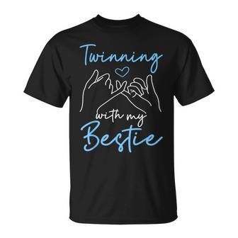 Twinning With My Bestie Spirit Week Best Friend Twin Day T-Shirt | Seseable CA