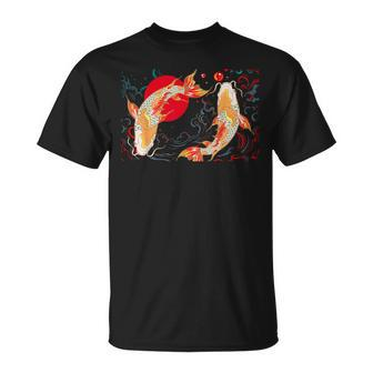 Two Japanese Koi Fish T-Shirt | Mazezy