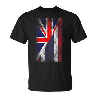Uk Thailand Flags United Kingdom Brit British Thai T-Shirt - Thegiftio UK