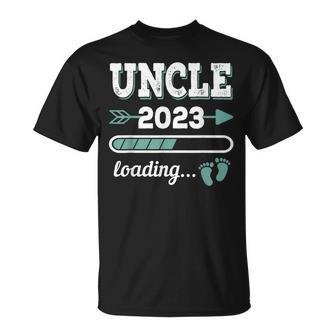 Uncle 2023 Loading Uncle-To-Be Expectant Uncle 2023 T-Shirt - Monsterry