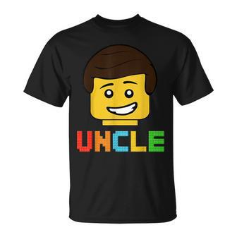 Uncle Master Builder Building Bricks Blocks Matching Family T-Shirt - Seseable