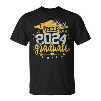 Uncle Senior 2024 Proud Uncle Of A Class Of 2024 Graduate T-Shirt - Thegiftio UK