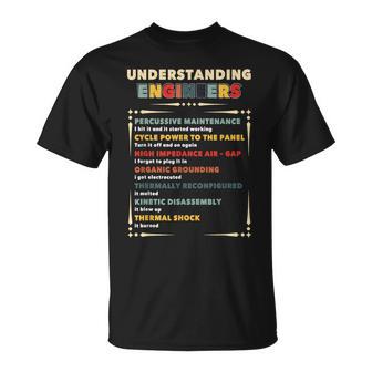 Understanding Engineers Cycle Power To The Panel T-Shirt - Monsterry