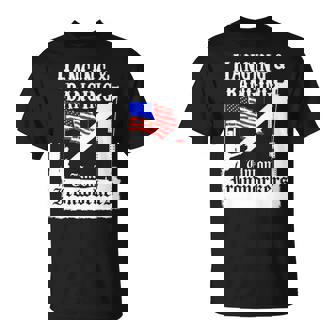 Union Ironworkers Hanging & Banging American Flag Pullover T-Shirt | Mazezy