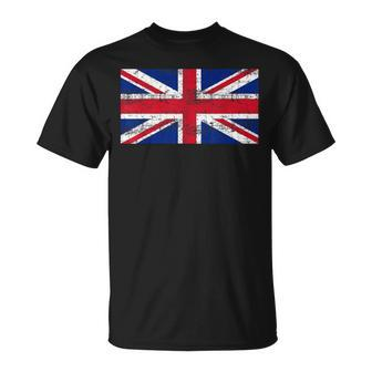 Union Jack Vintage Uk Flag Britain Loyalists T-Shirt - Monsterry