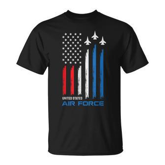 United States Air Force American Usa Flag Independence T-Shirt - Monsterry AU