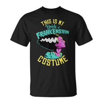 Universal Monsters Frankenstein Bride Costume T-Shirt - Monsterry