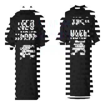 Unlocked Level 30 Birthday Video Game Controller T-Shirt - Thegiftio UK