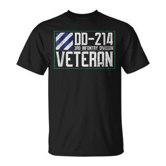 Us Army 3Rd Infantry Division Third Id Dd214 Veteran T-Shirt - Monsterry DE