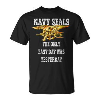 Us Navy Seals Easy Day Original Navy T-Shirt - Monsterry AU
