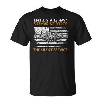 Us Navy Submarine Force The Silent Service T-Shirt - Monsterry CA