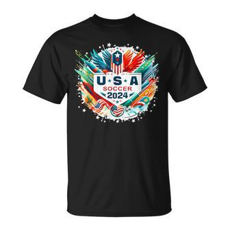 Usa 2024 Games Soccer Usa Sport 2024 Usa T-Shirt - Seseable