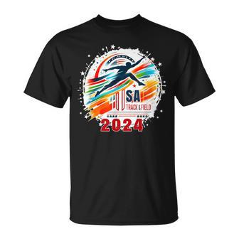 Usa 2024 Games United States Track And Field Usa 2024 Usa T-Shirt - Monsterry CA