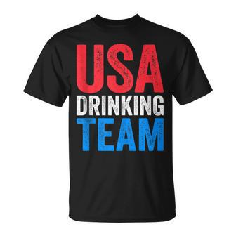 Usa Drinking Team Fourth Of July T-Shirt - Monsterry UK