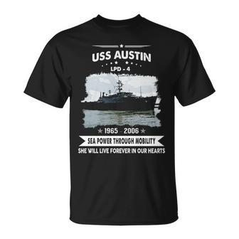 Uss Austin Lpd T-Shirt | Mazezy