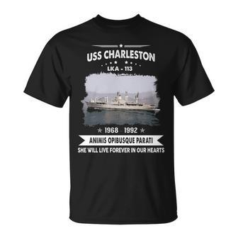 Uss Charleston Lka T-Shirt | Mazezy